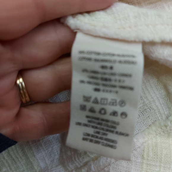 We The Free By Free People | Away at Sea Striped Frayed-Hem Shirt - Picture 7 of 7